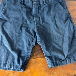 Jack & Jones Men's Slim Fit Navy Blue Shorts Flat Front‎